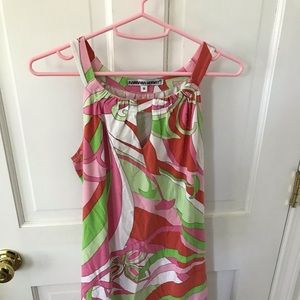 70s Keyhole Shift Dress